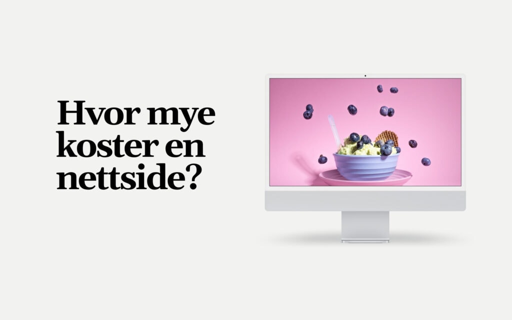Hvor mye koster en nettside? Nettside pris