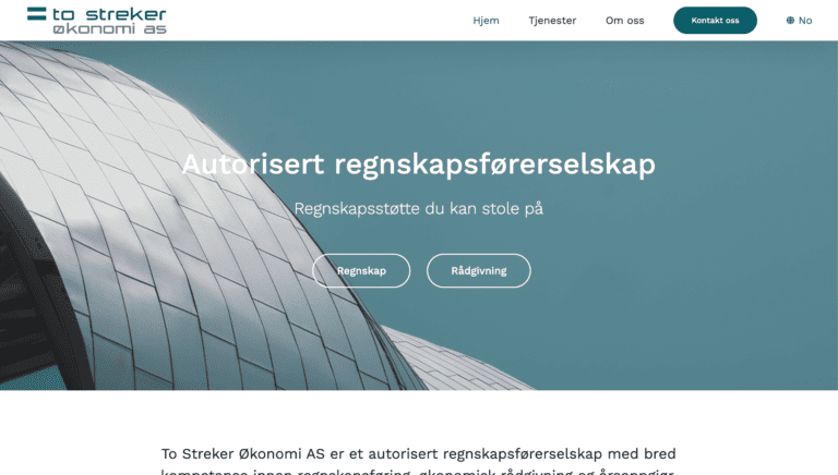 to-streker.no utviklet av Snille Tips