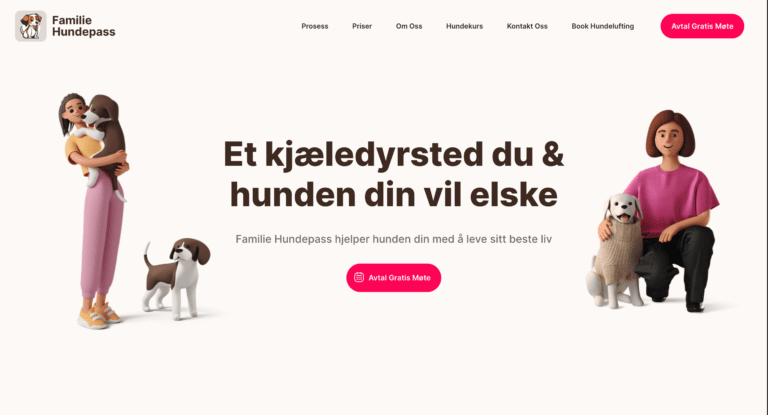 Familiehundepass.no utviklet av Snille Tips