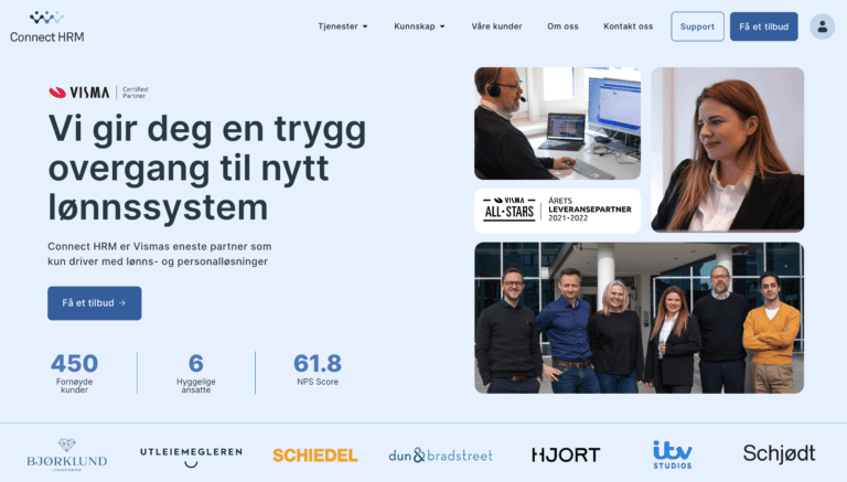 Connecthrm.no utviklet av Snille Tips
