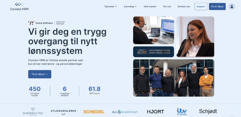 Connecthrm.no utviklet av Snille Tips