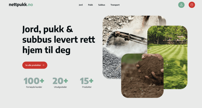 Nettpukk.no nettside utviklet av Snille Tips